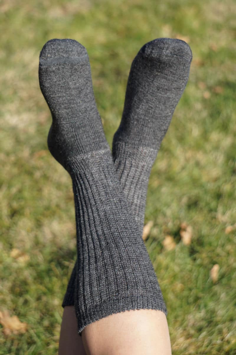 Baby Alpaca Wellness/Diabetic Casual Socks - Mid-Calf Length (Multiple Colors Available) - Image 5