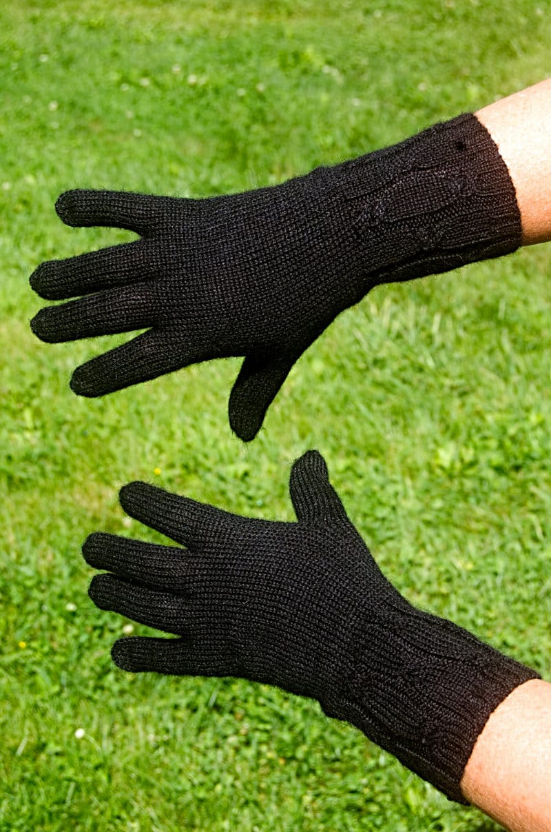 Pure Baby Alpaca Gloves - Multiple Color Options - Image 2
