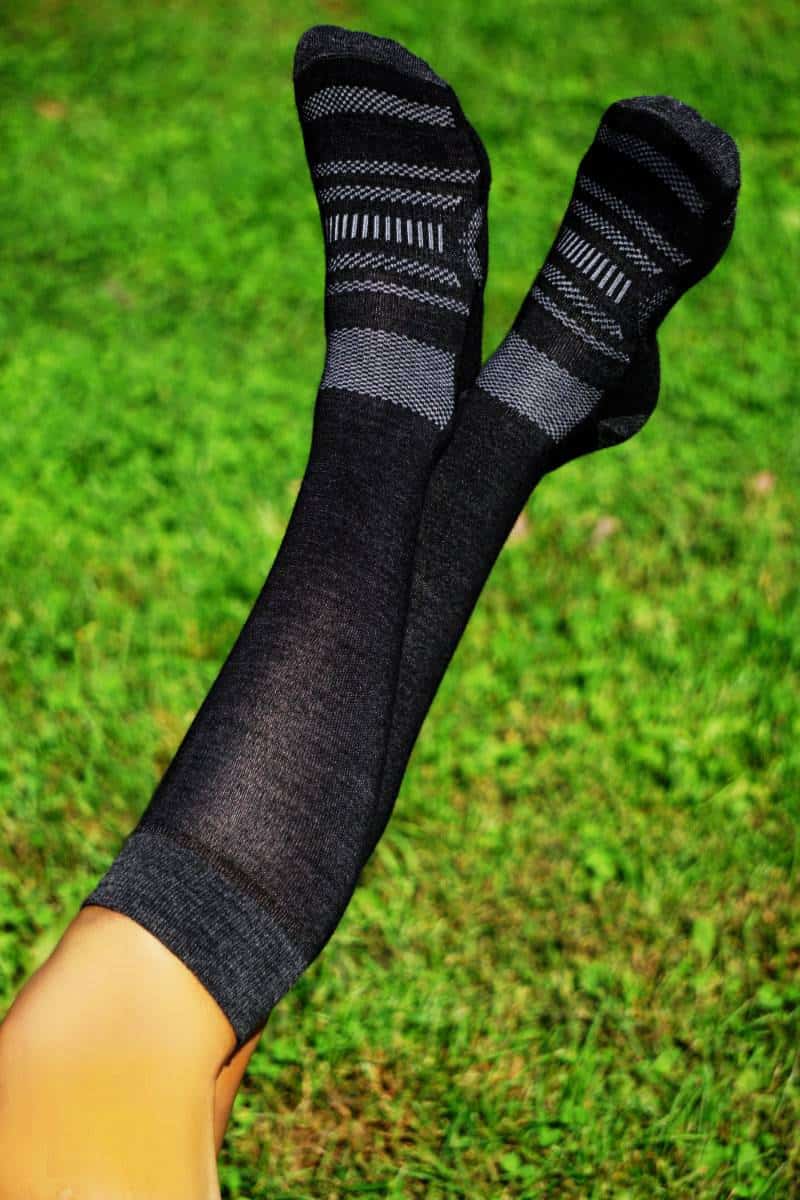 Over The Calf Sport Socks have the highest alpaca content with 68% alpaca.