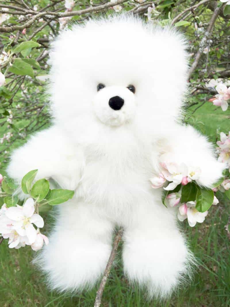 Large 12 Inch Pure Alpaca Teddy Bear