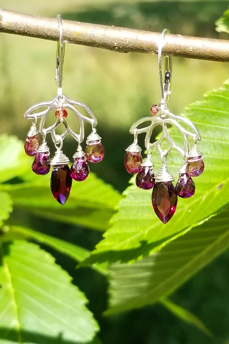 Garnet Gemstone Earrings