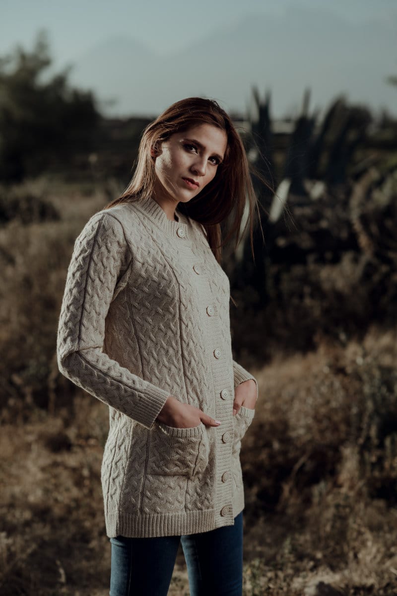 Women's Alpaca Cardigan
