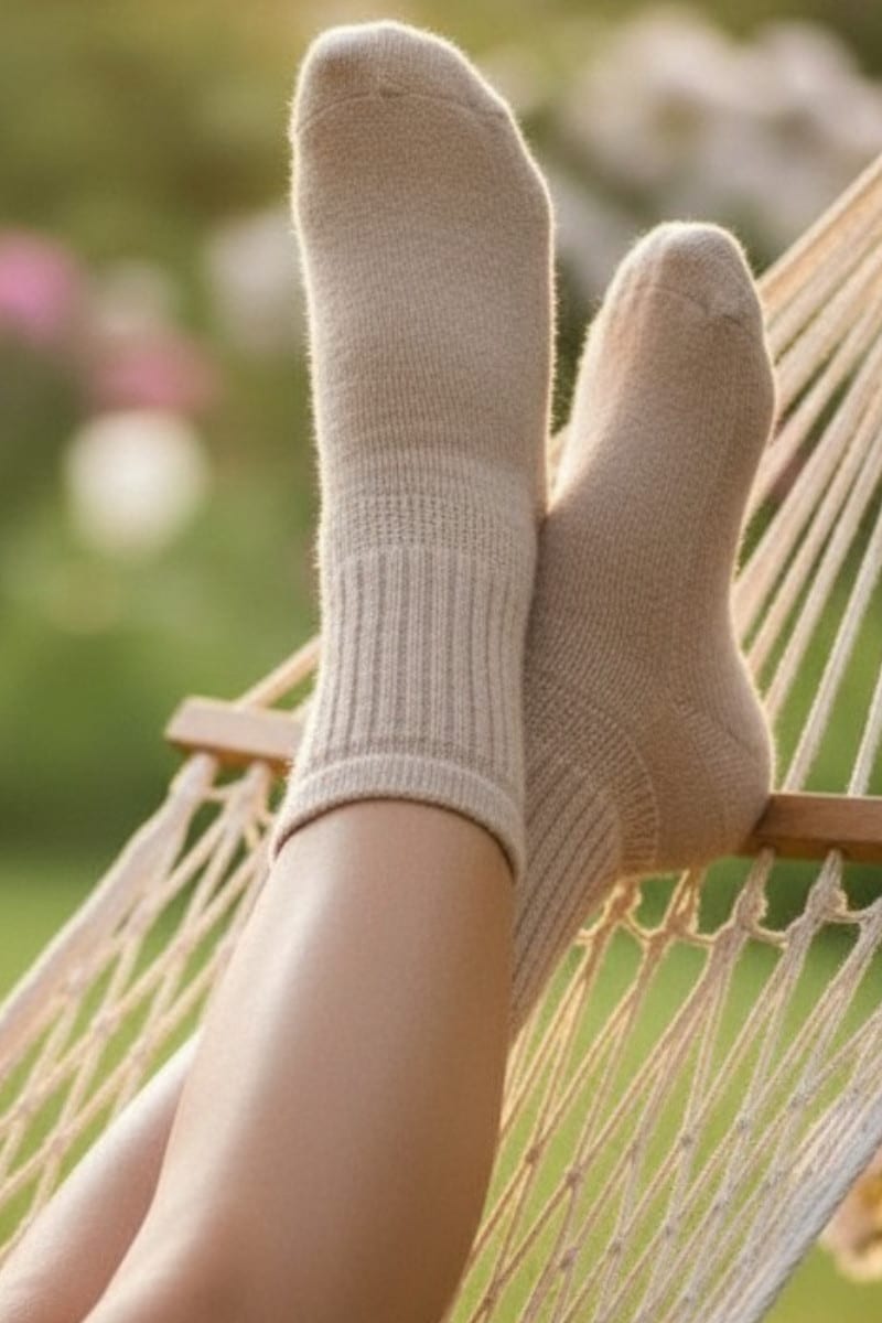 Baby Alpaca Therapeutic/Diabetic/Wide Legged Crew Socks