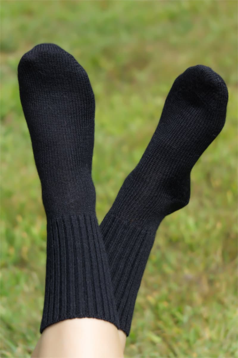 100% Pure Baby Alpaca Socks