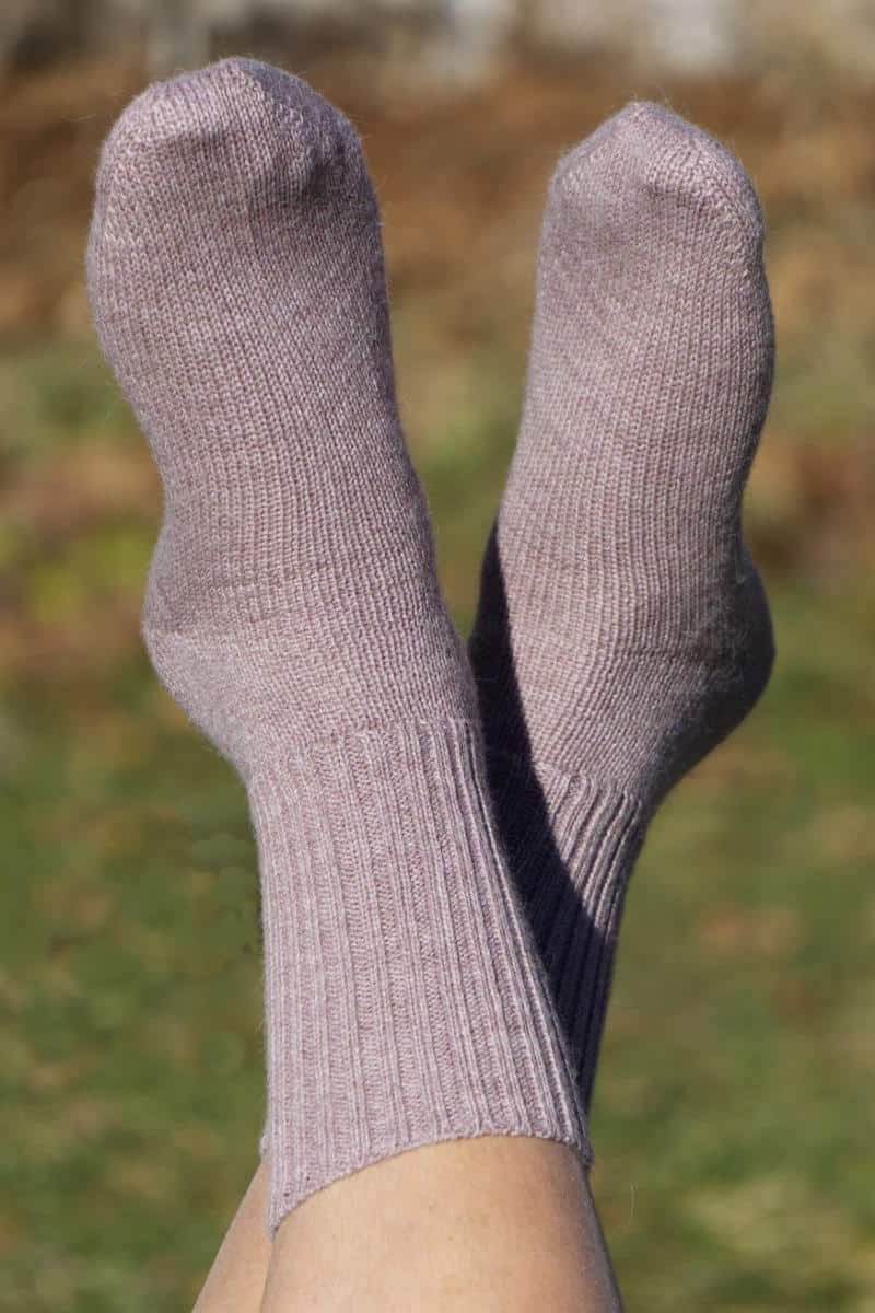 Pure Alpaca Socks Made From 100% Baby Alpaca Yarn - Many Colors Available - Image 6